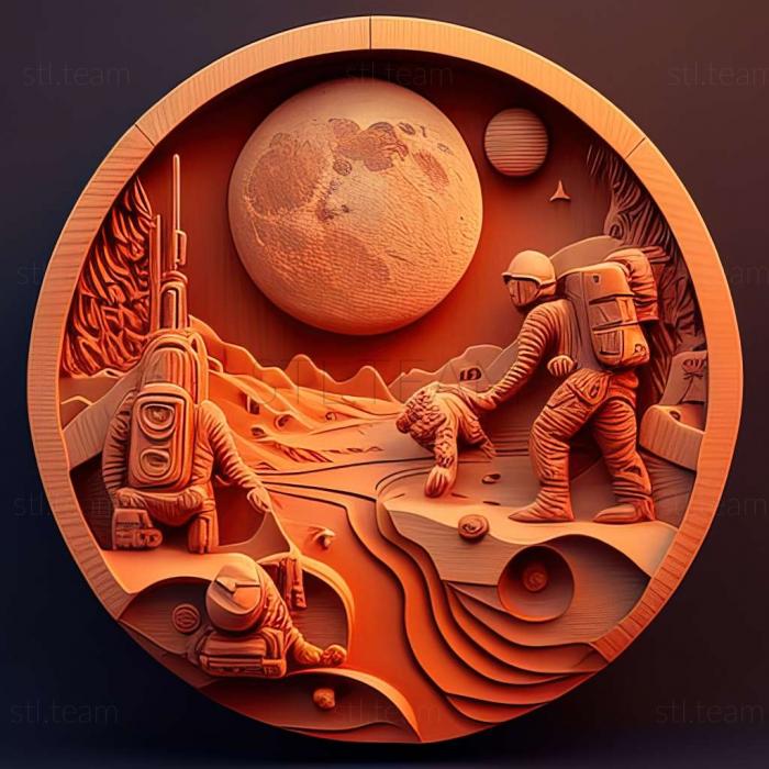 3D модель Гра Гонка на Марс (STL)